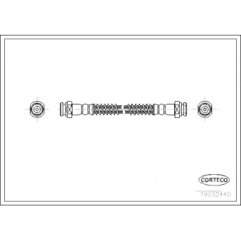 Flexible de frein CORTECO 19032440