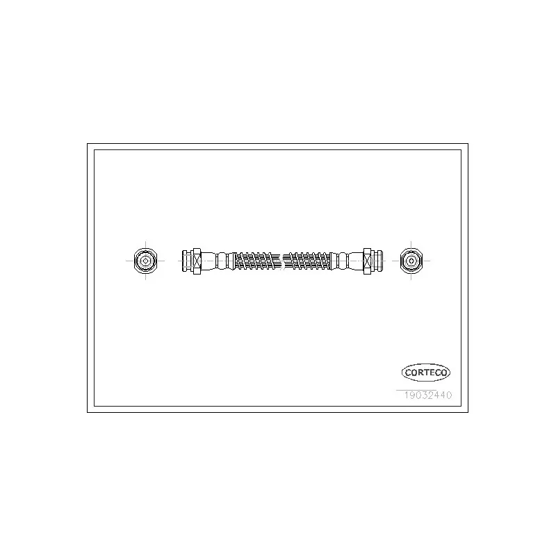 Flexible de frein CORTECO 19032440