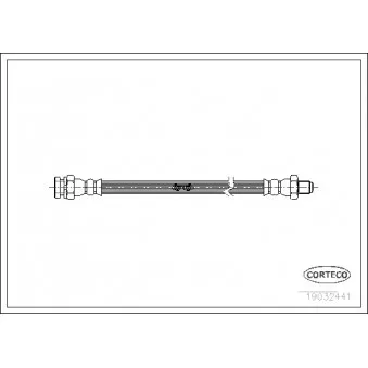 Flexible de frein CORTECO 19032441