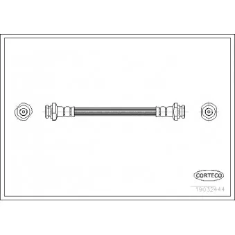 Flexible de frein CORTECO 19032444