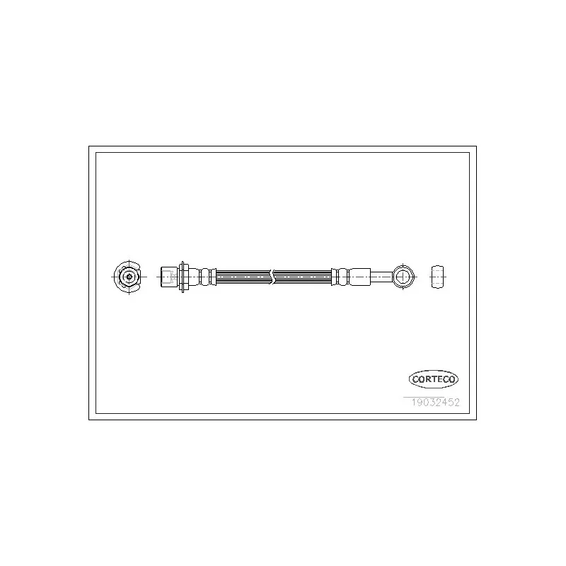 Flexible de frein CORTECO 19032452