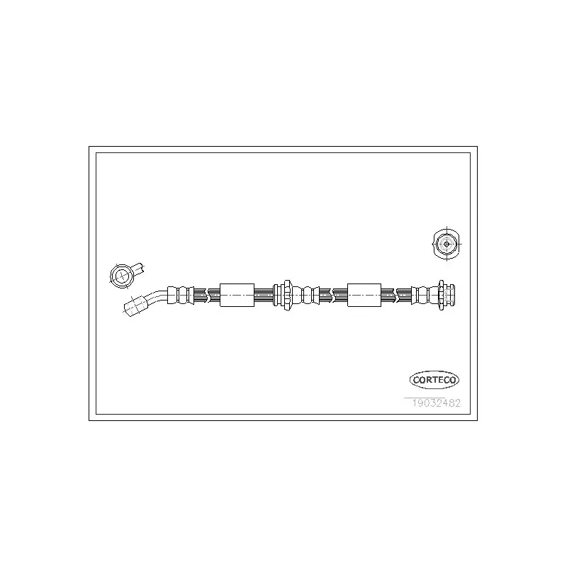 Flexible de frein CORTECO 19032482