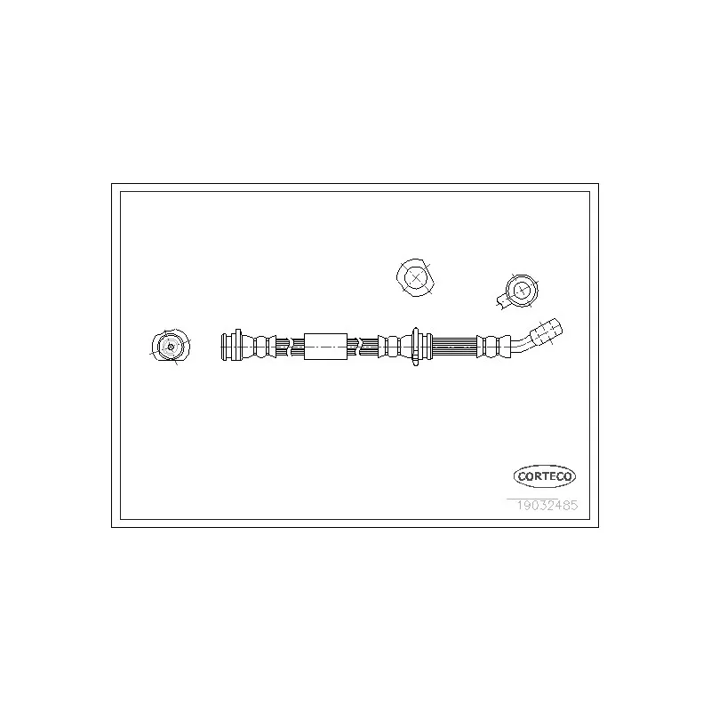 Flexible de frein CORTECO 19032485