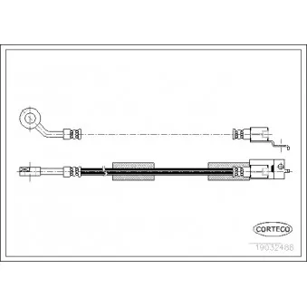 Flexible de frein CORTECO 19032488