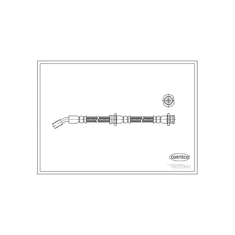 Flexible de frein CORTECO 19032490