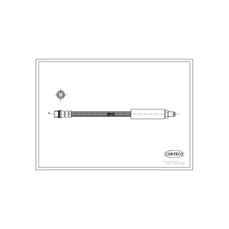 Flexible de frein CORTECO 19032496