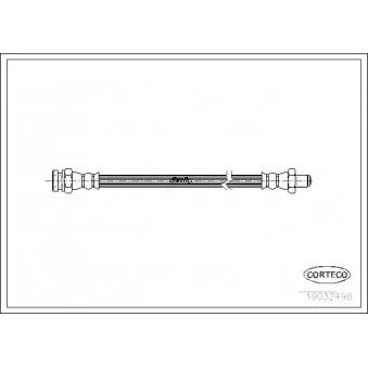 Flexible de frein CORTECO 19032498