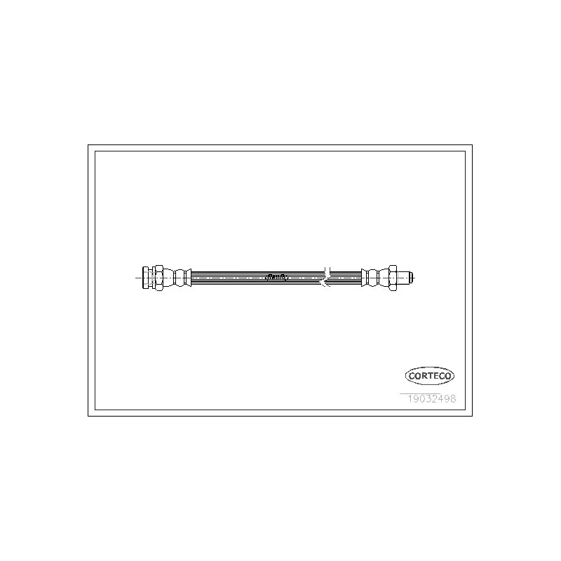 Flexible de frein CORTECO 19032498