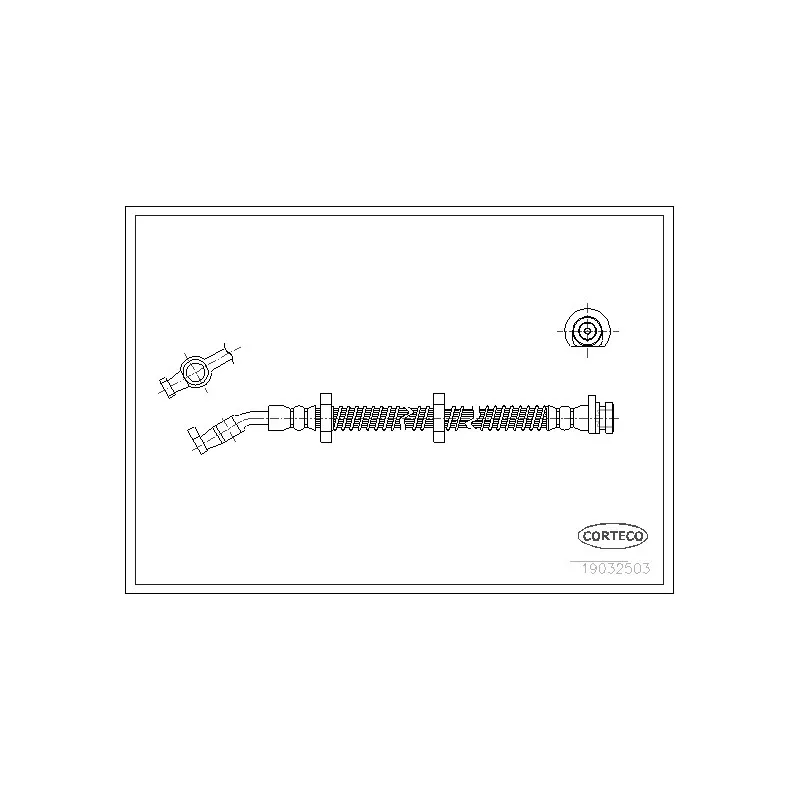 Flexible de frein CORTECO 19032503