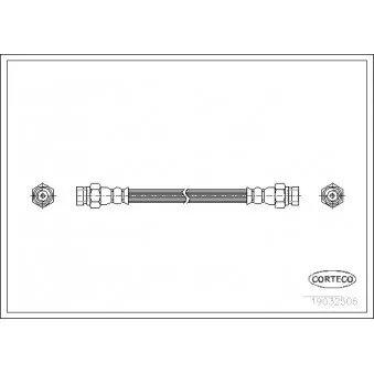 Flexible de frein CORTECO 19032506