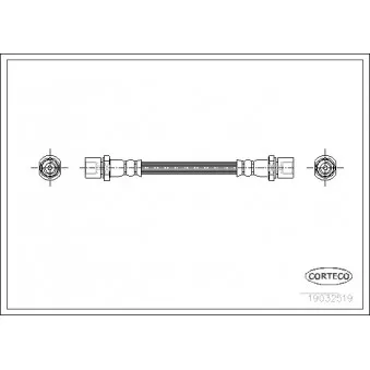 Flexible de frein CORTECO 19032519