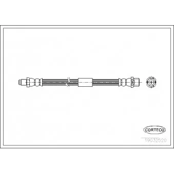 Flexible de frein CORTECO 19032520