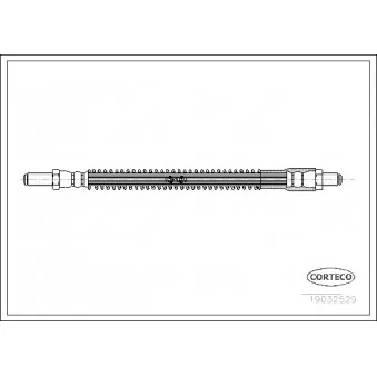 Flexible de frein CORTECO 19032529