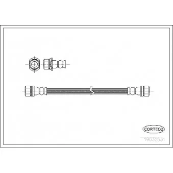 Flexible de frein CORTECO 19032531
