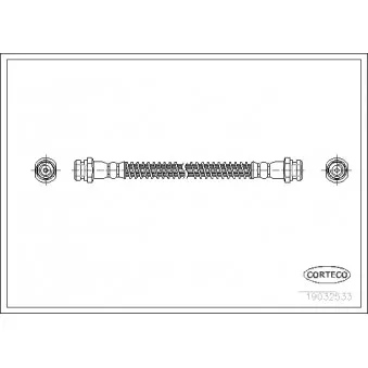 Flexible de frein CORTECO 19032533