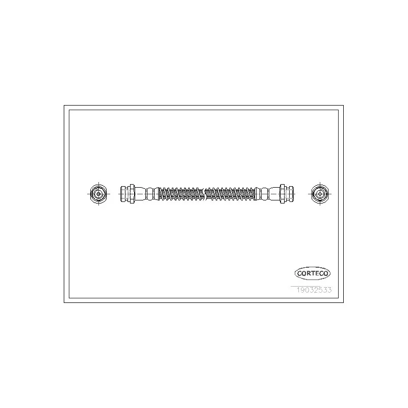 Flexible de frein CORTECO 19032533