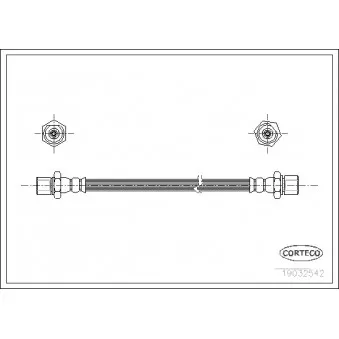 Flexible de frein CORTECO 19032542