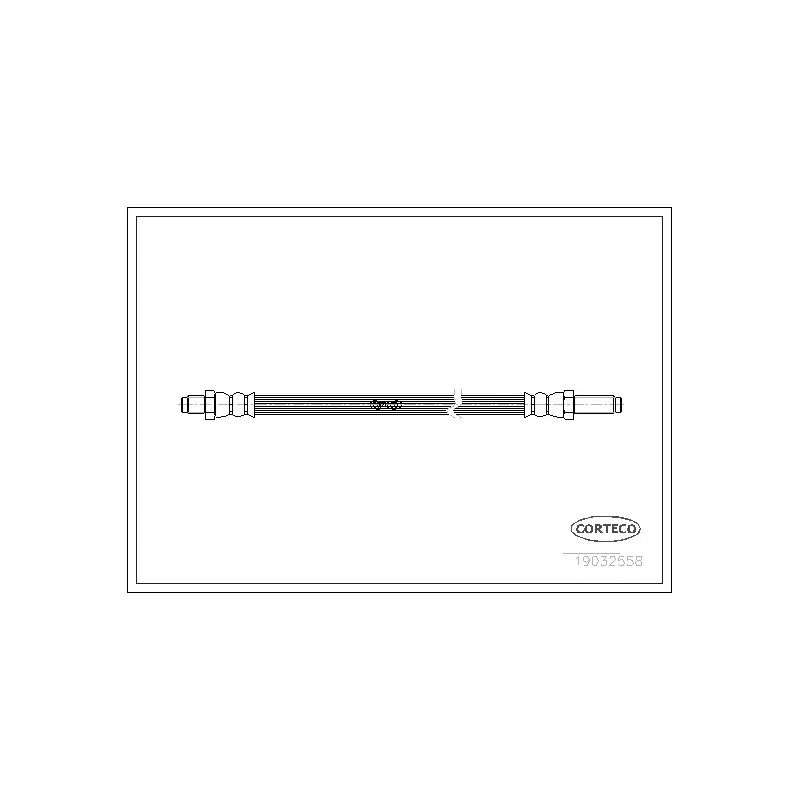 Flexible de frein CORTECO 19032558