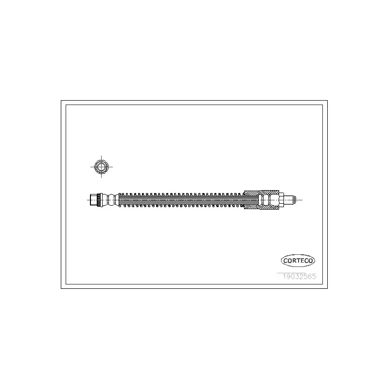 Flexible de frein CORTECO 19032565