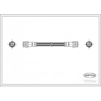 Flexible de frein CORTECO 19032586