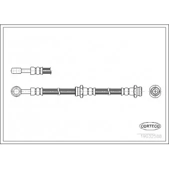 Flexible de frein CORTECO 19032588