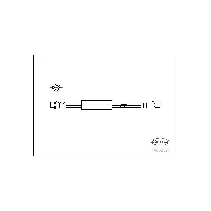 Flexible de frein CORTECO 19032597