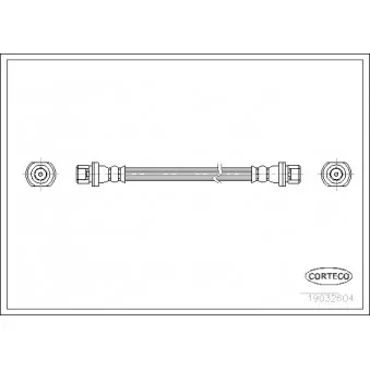Flexible de frein CORTECO 19032604