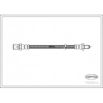 Flexible de frein CORTECO 19032609