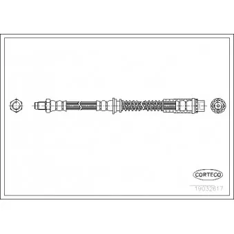 Flexible de frein CORTECO 19032617