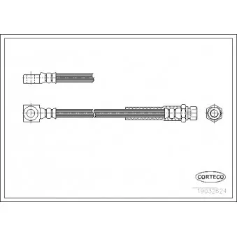 Flexible de frein CORTECO 19032624
