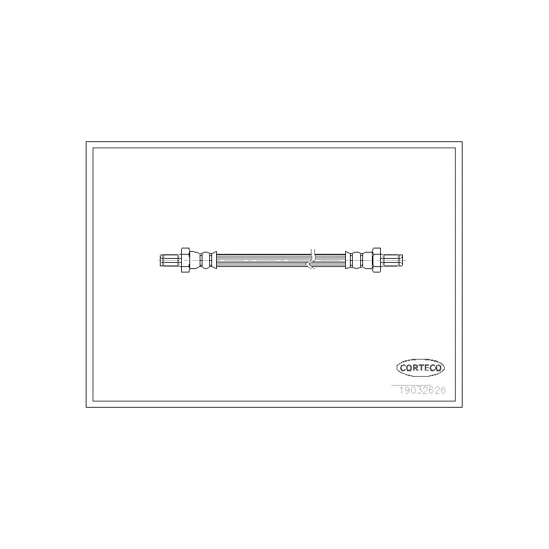Flexible de frein CORTECO 19032626