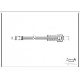 Flexible de frein CORTECO 19032656
