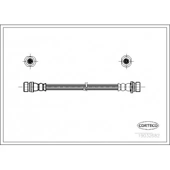 Flexible de frein CORTECO 19032682
