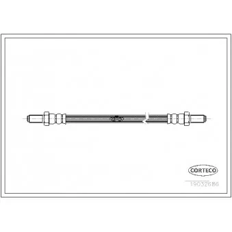 Flexible de frein CORTECO 19032686