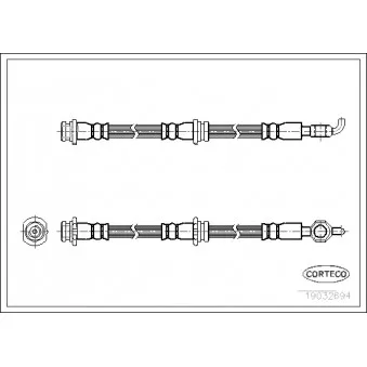 Flexible de frein CORTECO 19032694