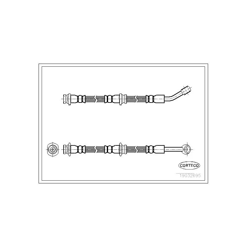 Flexible de frein CORTECO 19032695