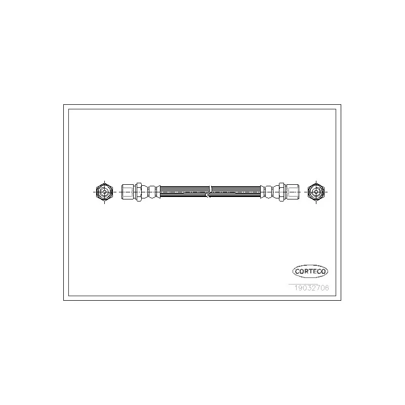 Flexible de frein CORTECO 19032706