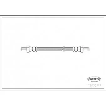 Flexible de frein CORTECO 19032717