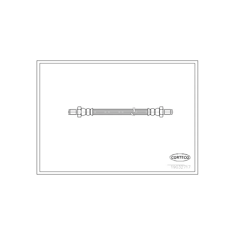 Flexible de frein CORTECO 19032717