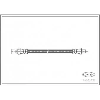 Flexible de frein CORTECO 19032739