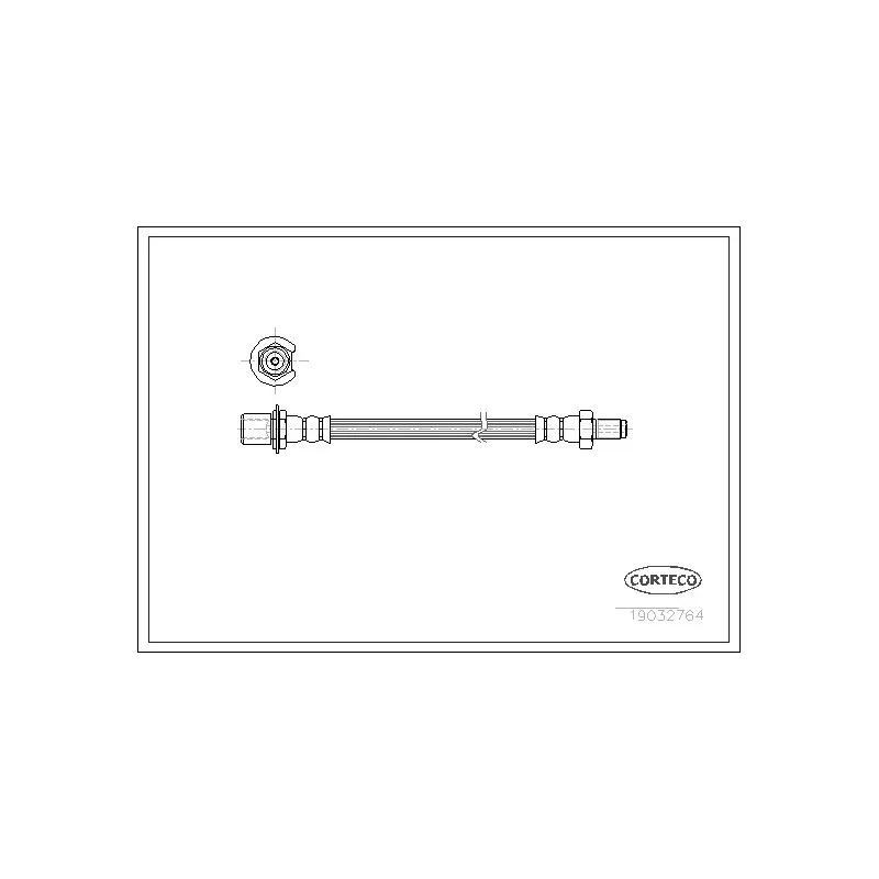 Flexible de frein CORTECO 19032764
