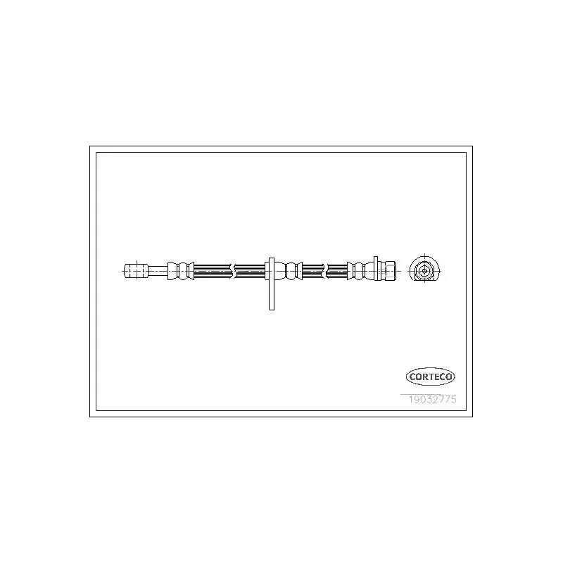 Flexible de frein CORTECO 19032775