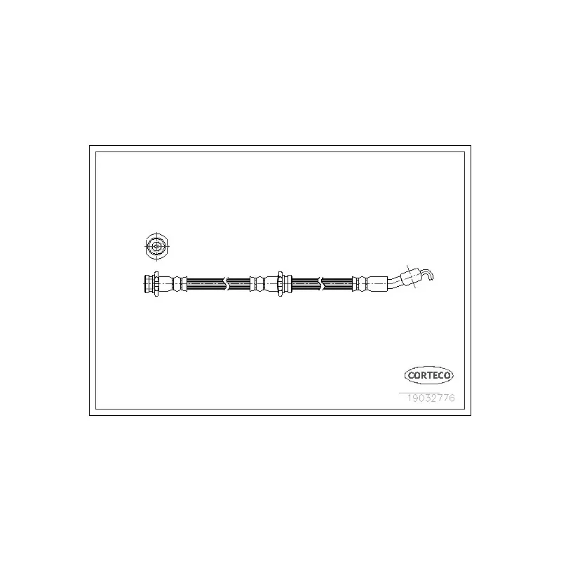 Flexible de frein CORTECO 19032776