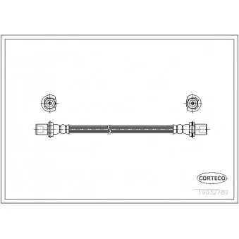 Flexible de frein CORTECO 19032780