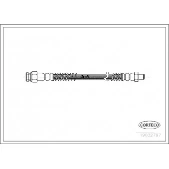 Flexible de frein CORTECO 19032797