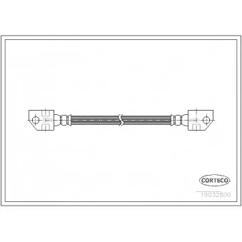 Flexible de frein CORTECO 19032800