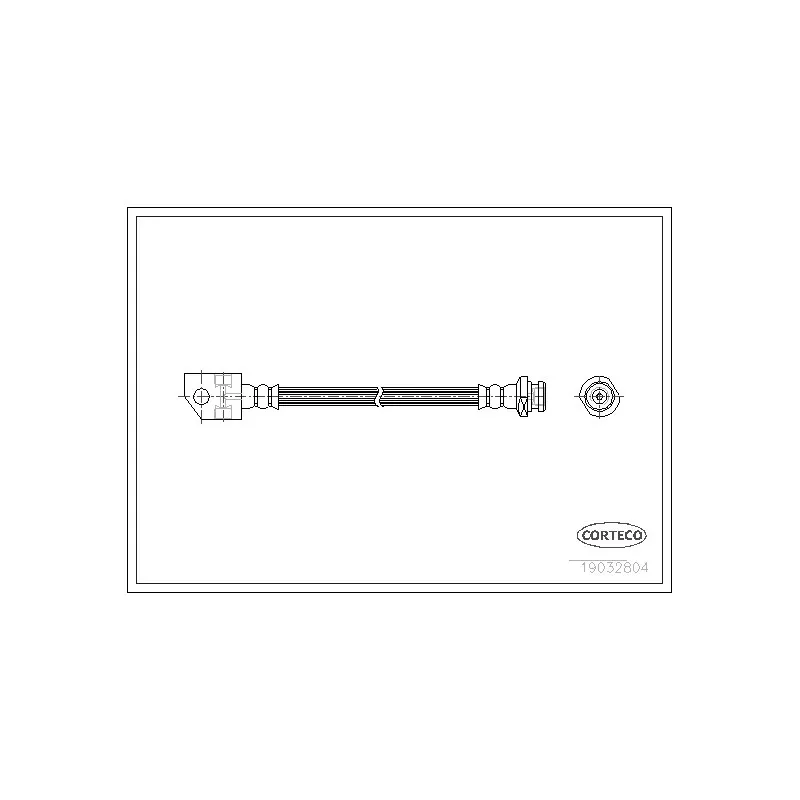 Flexible de frein CORTECO 19032804