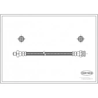 Flexible de frein CORTECO 19032811