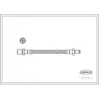 Flexible de frein CORTECO 19032815