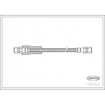 Flexible de frein CORTECO 19032832